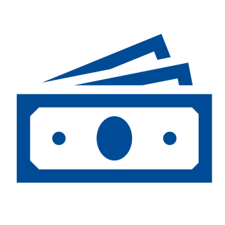 Icon of currency notes