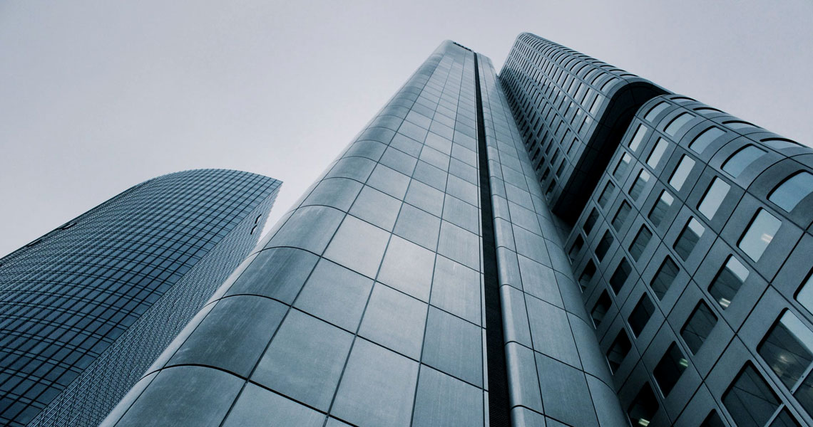 Exterior shot of a commercial building